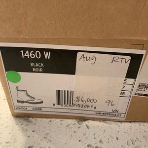 New Dr. Martens Black NIB